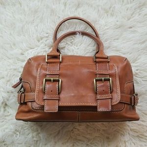 Michael Kors cognac leather purse